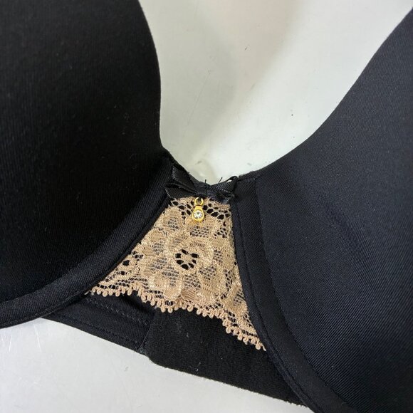 Soma Embraceable Demi Lace Trim Bra Size 36B Lightly Lined Underwire - Picture 3 of 7